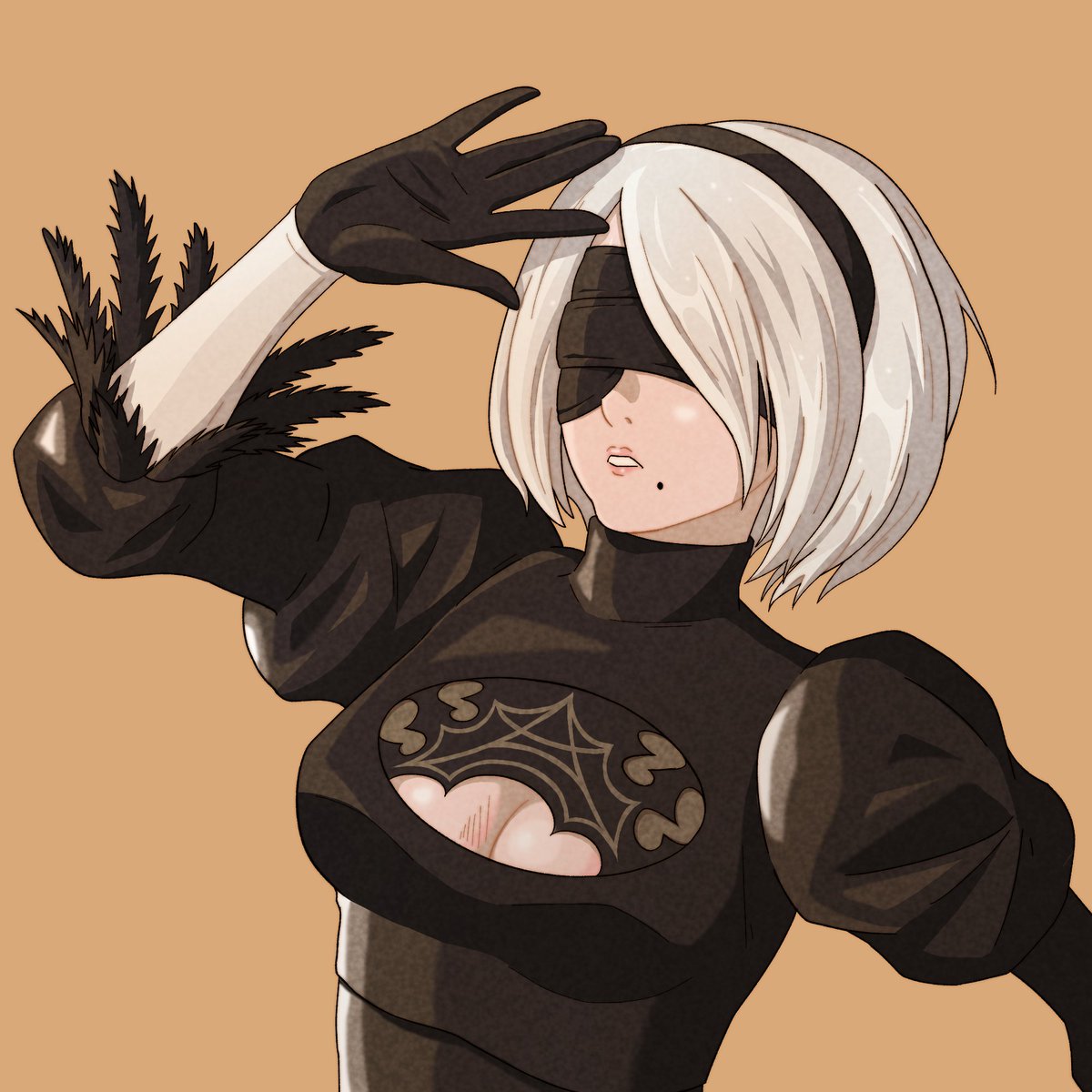HatoSama96's tweet photo. Dang, I LOVED drawing this one. I'm definitely going to draw her again at some point.

Hope you like her as well! Do you prefer the version with or without blindfold? https://t.co/zHwpoe8niC