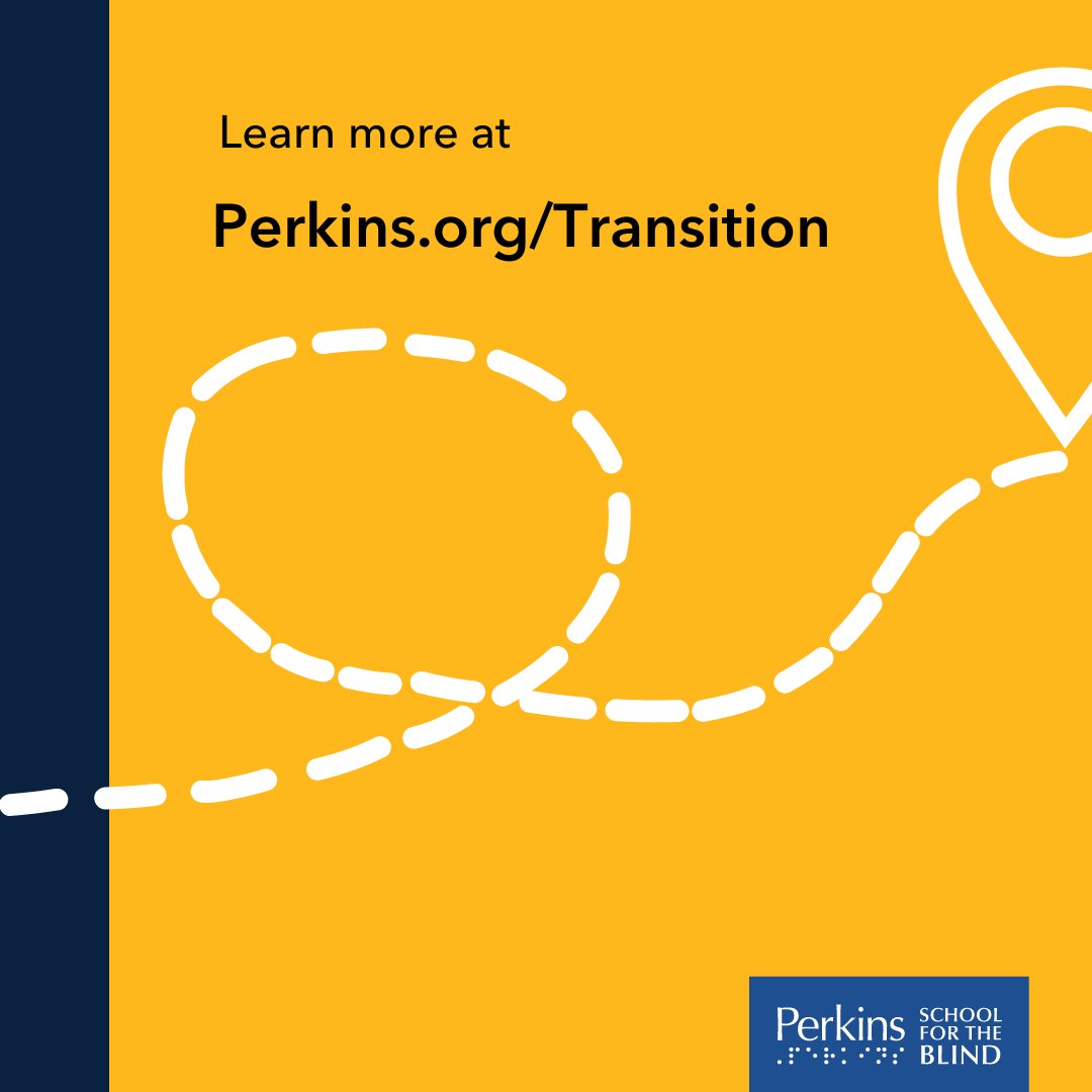 PerkinsVision's tweet image. For many students with #VisionLoss and multiple #Disabilities, #PostSecondaryTransition goals include a meaningful, community-based program.
Our new resource has insight for families and educators who want to make the most of the student&apos;s world: perkins.org/transition-pla…