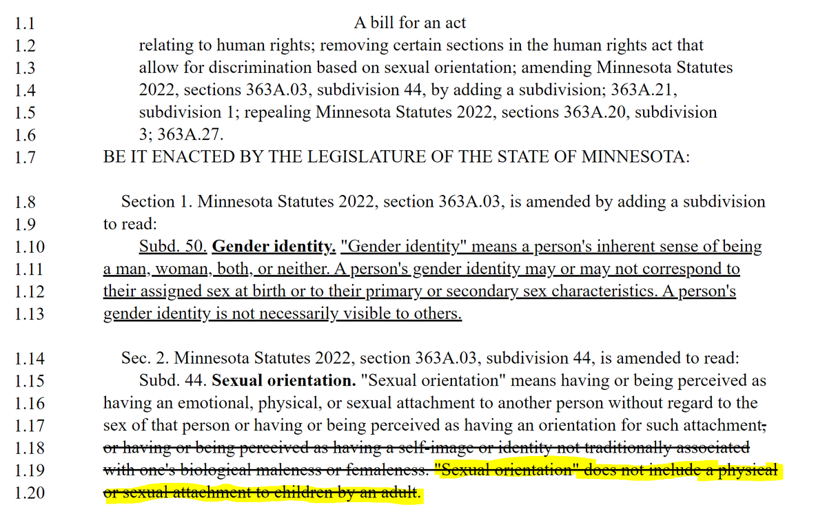 AndersonAfDMdEP's tweet image. Next &quot;conspiracy theory&quot; becomes reality!

I&apos;ve been saying for some time now that the &quot;rainbow mafia&quot; is working on normalizing pedophilia, then decriminalizing it, finally bringing it under legislative protection from discrimination as a &quot;sexual orientation&quot;!

In Minnesota an…