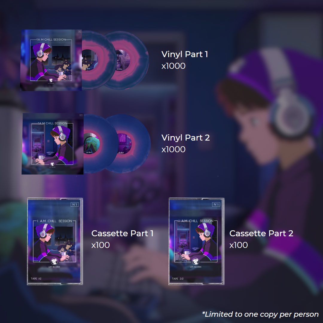 ‘1 A.M Chill Session’ is out now! 🌌 We’re super excited to bring to you our first synthwave/chillwave compilation, the perfect background music to accompany your work/study/chill sessions 🧘

Special thank you to all the beatmakers involved in creating this mesmerising universe