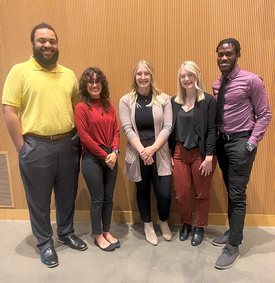 sru_ocel's tweet image. Last night, the Bonners held their Spring 2023 Presentation of Learning Ceremony! 👏

There were four Capstone Presenters: Nybert Samuels, Jaeden Chapman, Kimberly Wilsoncroft, and Alexandra Chilson. We’re proud of their accomplishments!✨

#bonnerleaders #sru #community #OCEL