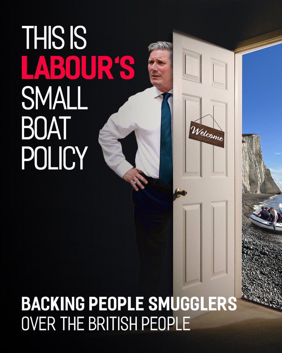 The facts are clear, Labour do not want to stop the boats. Tonight, they have sided with criminal gangs and those who exploit our system and law. Labour's plan on immigration revealed 👇