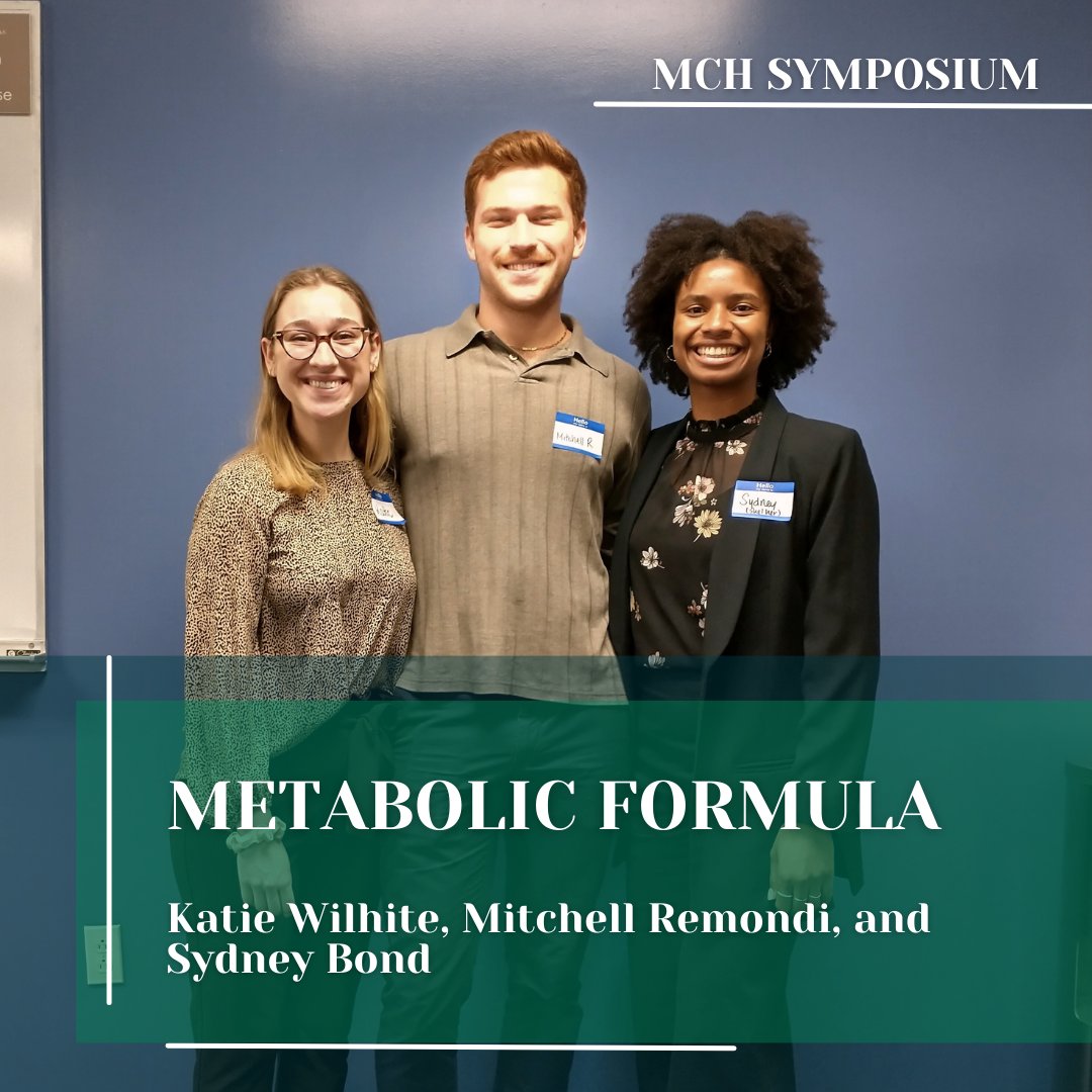 First-year CEMCH and NLT scholars presented their MCH Policy Scan projects on pressing MCH issues at the MCH Symposium! It was great learning about policies surrounding each group’s topics and their recommended policy implications for Louisiana. 

#WeAreMCH #MCHNutrition