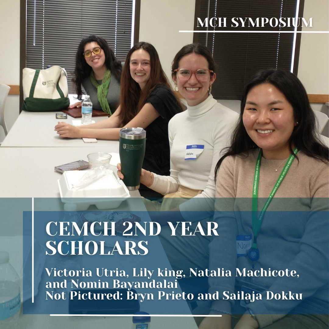 Second-year CEMCH scholars presented their practicum and mentored research experiences at the MCH Symposium! It was great learning about everyone’s research and MCH workforce experience during this past year.

#WeAreMCH #PublicHealthProfessionals #MCHNutrition #MCHSymposium
