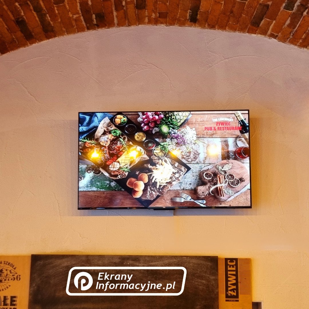 EkranyInfo's tweet photo. Tym razem zdjęcie z chyba najsłynniejszej Piwiarni i Restauracji Żywieckiej 😃🍻🍺

#restauracjamenu #menumonitor #menuboardtv #menuboard #ekranyinformacyjne #digitalsignage #cyfrowemenu #cyfrowemenuboardy https://t.co/7nOzoZV5pt