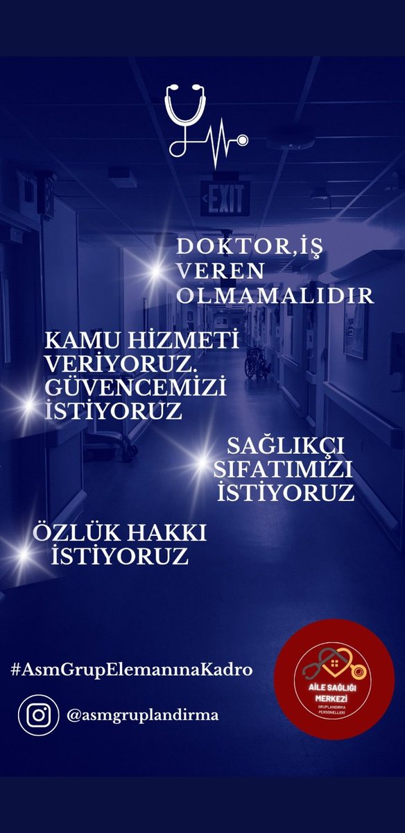 HERGÜN İŞTEN ÇIKARILMA KORKUSU İLE ÇALIŞAN GRUPLANDIRMA ELEMANLARI ÖZLÜK HAKKI VE İŞ GÜVENCESİ İSTİYOR <a href="/drfahrettinkoca/">Dr. Fahrettin Koca</a> <a href="/RTErdogan/">Recep Tayyip Erdoğan</a> <a href="/NureddinNebati/">Dr.Nureddin NEBATİ🇹🇷</a> <a href="/vedatbilgn/">Vedat Bilgin</a> <a href="/kilicdarogluk/">Kemal Kılıçdaroğlu</a> <a href="/eczozgurozel/">Özgür Özel</a> <a href="/veliagbaba/">Veli Ağbaba</a> <a href="/sgirgin48tbmm/">Süleyman Girgin</a> <a href="/mustafaelitas/">Mustafa Elitaş</a> <a href="/fuatoktay/">Fuat Oktay</a> #AsmGrupElemanınaKadro