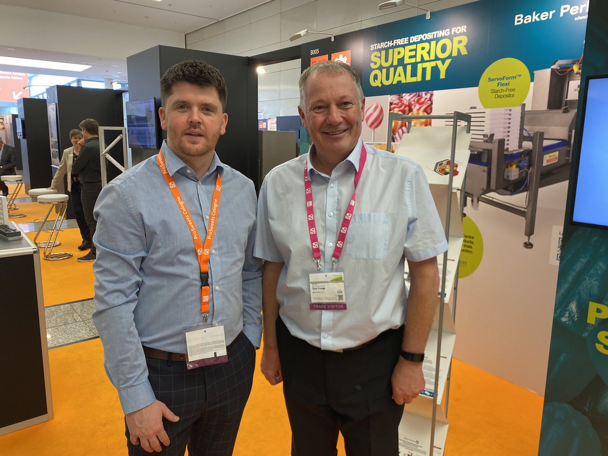 confectionprod's tweet photo. equipment and systems developments have been on display at ProSweets 2023 #confectionery @BakerPerkins #capol #prefamac #hacos #confectioneryproduction https://t.co/SxsdHQQvnx