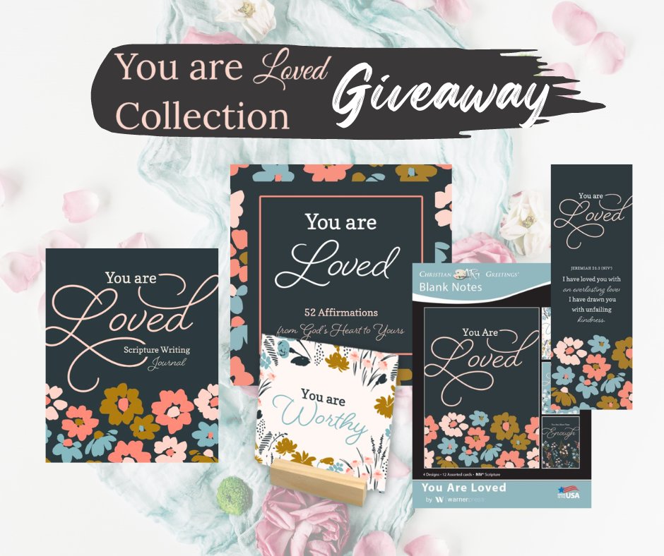 moo77hb's tweet photo. The You Are Loved Collection delivers a much-needed dose of encouragement and soul-affirming messages from God’s heart to yours. Now enter for a chance to win a journal of your own! https://t.co/O0UoaEHEuc #youareloved #scripturewritingjournal #giveaway https://t.co/c5YThLH5xo