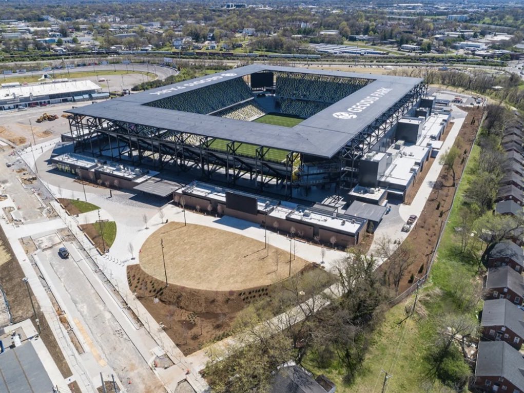 SportingVenues's tweet photo. This weeks stadium is @NashvilleSC’s #GEODISPark. The biggest “soccer” stadium in America has a capacity of 30,000. It was purposely built to house #MLS matches and opened in 2022. https://t.co/z2TWa0LdxD