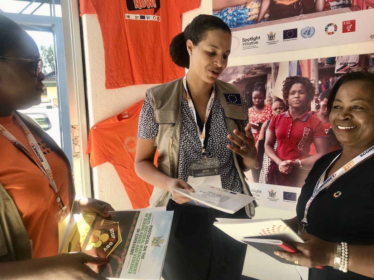 UNFPA_Zimbabwe's tweet photo. #ZITF2023โฆWe are showcasing the support of the @euinzim ๐ช๐บ under the @GlobalSpotlight and the #HealthDevelopmentFund. The ๐ช๐บ has been a long standing partner of the Sexual and Reproductive Health and Rights agenda in #Zim @KaserePenny @kadyrkulova1 https://t.co/p0iOc0lLPS