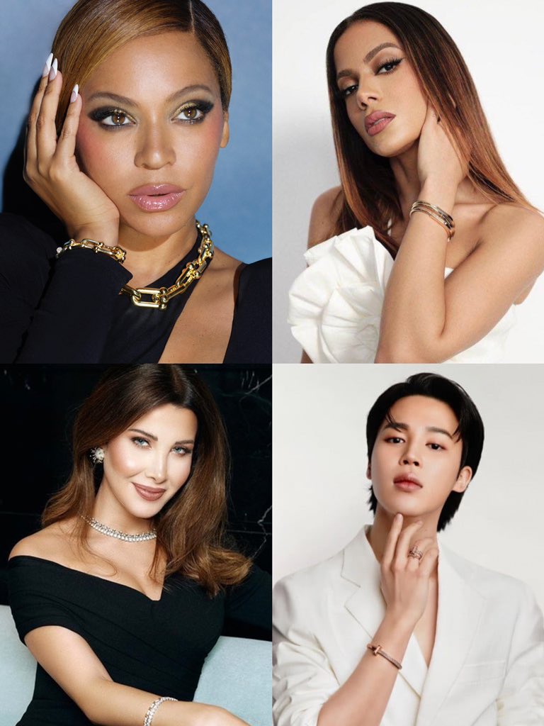 PopTingz's tweet photo. Anitta, Beyoncé, #BTS’ Jimin and Nancy Ajram are all rumored to attend the reopening of "Tiffanny &amp; Co" in New York. 

The pre-inauguration took place earlier today and the official reopening will take place this Friday. https://t.co/Qc8ULaMd45
