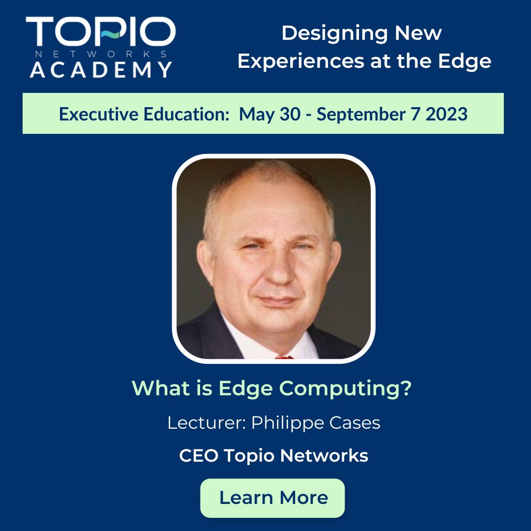 Topio Networks (@topionetworks) on Twitter photo . <a href="/philippe_cases/">philippe_cases</a> will be lecturing in the Topio Networks Academy's Second Edition, starting May 30th!
His class will propose a definition of “What is the Edge?”.
Find more information about the Executive Education Program here: academy.topionetworks.com/?utm_source=So… . <a href="/philippe_cases/">philippe_cases</a> will be lecturing in the Topio Networks Academy's Second Edition, starting May 30th!
His class will propose a definition of “What is the Edge?”.
Find more information about the Executive Education Program here: academy.topionetworks.com/?utm_source=So…