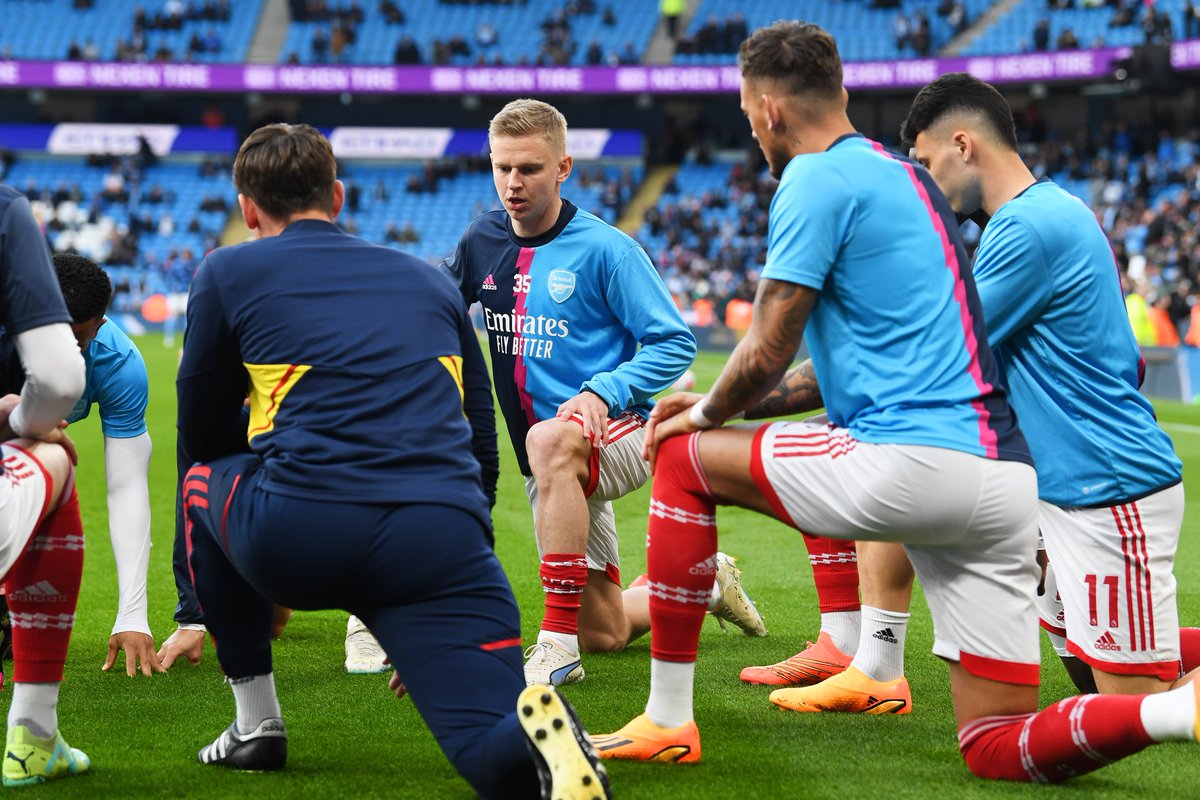 Arsenal's tweet photo. 🔐 Locked in and ready to go 

Kick off 🔜 https://t.co/wyvOZBsH35