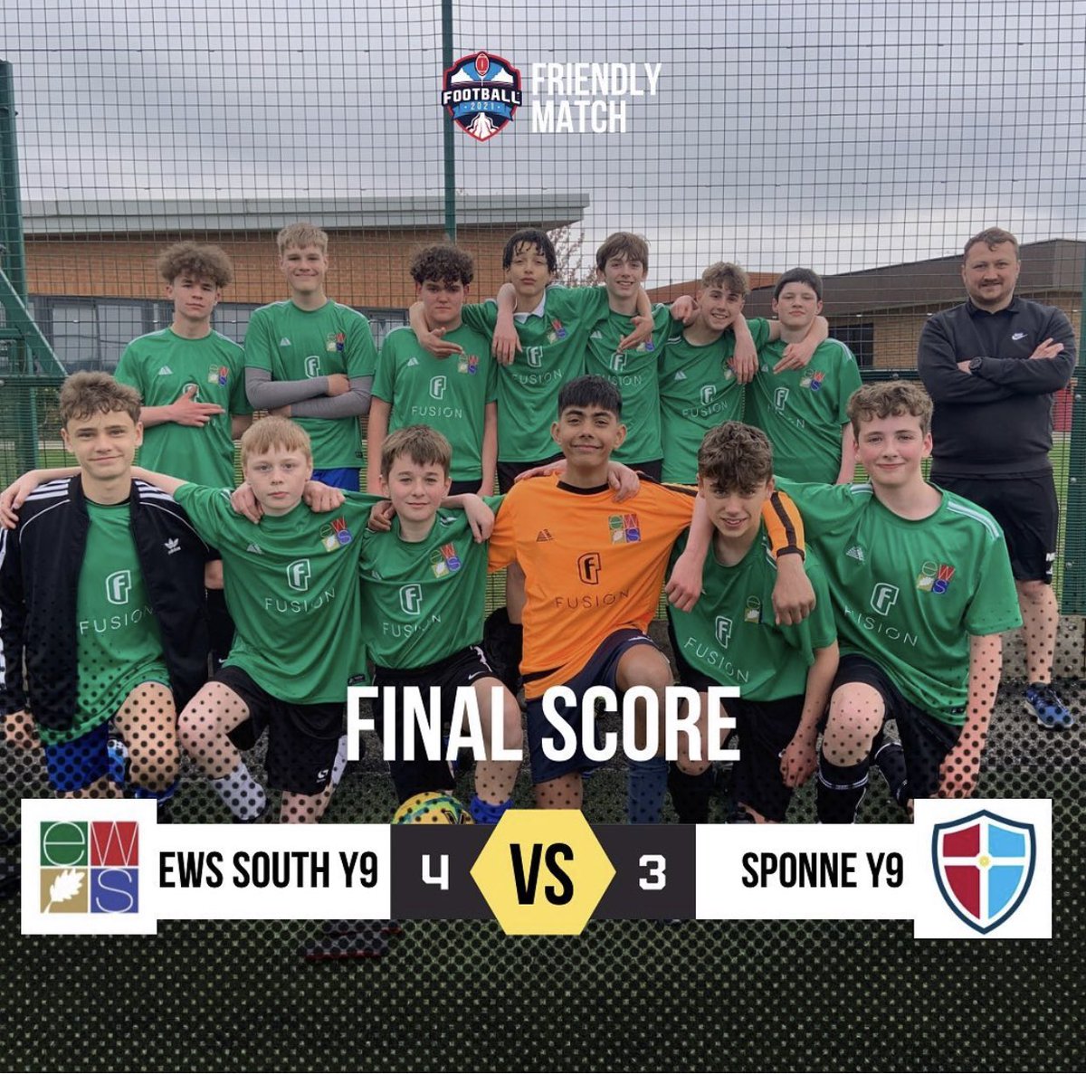 EWSPEdept's tweet photo. Another thrilling game against Sponne in the space of 7 days.  Some new faces coming into the team with impressive individual performances.  The usual high quality performance from the regulars. Well done to the still undefeated since joining team EWS Mr Bates. #EWSPE https://t.co/oa1ssVfUw9