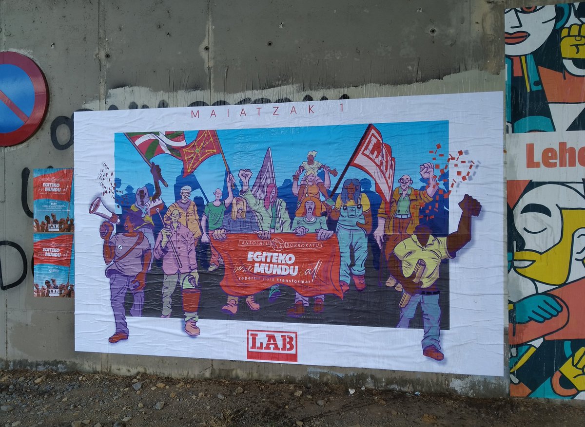 LABaiara's tweet image. Lantegiak, @labtubacex , @labtri_ @LABmegatech , @labapdema , @LABosakidetza kaleak, auzoak, @LABSoziala ,herriak,auzoak, Amurrio, Laudio, Urduña, Aiara, 
Artziniega ... 
#EgitekoBesteMunduBat
Antolatu!✊
Borrokatu!✊ 
Aiaraldean ere
egiteko beste mundu bat!!✊ 
#M1