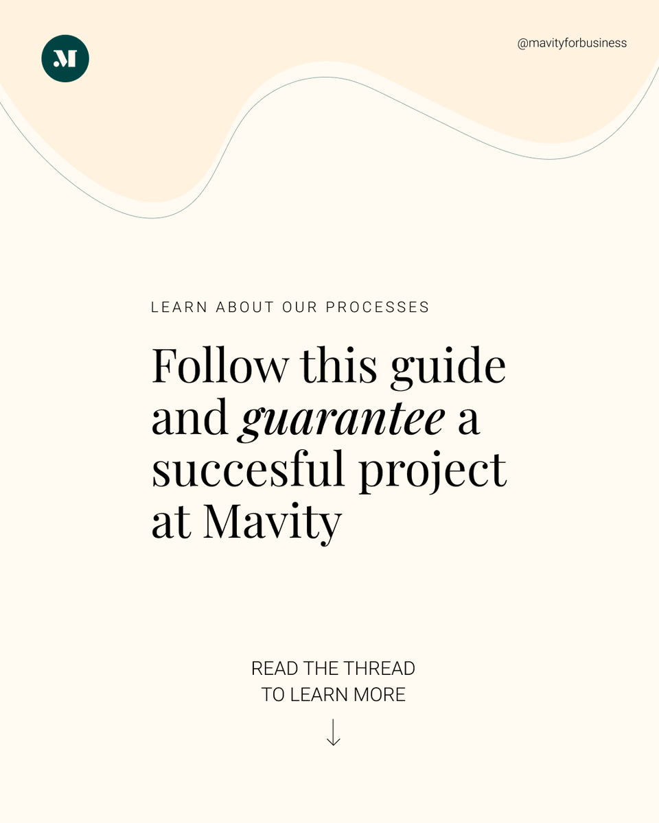 We want to provide you with the best experience in every project, learn about our processes in this thread ⬇️