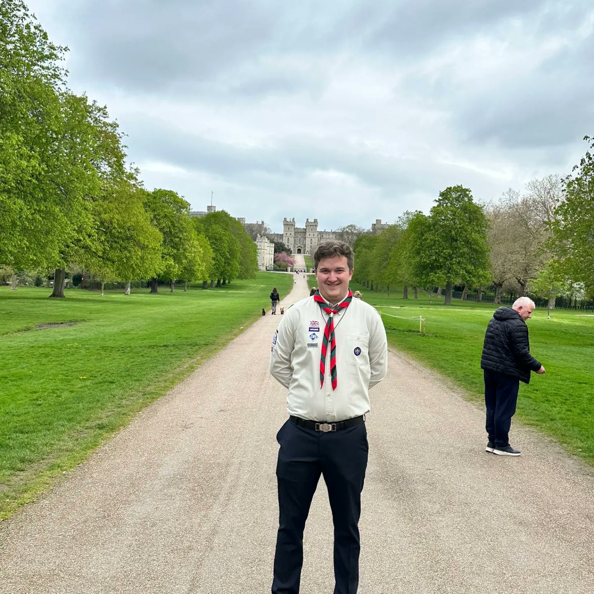 Great weekend in Windsor joining in with the <a href="/scouts/">Scouts</a> Day of Celebration in the Castle. An honour to share the parade with the final QSAs the first KSAs and the operation feather team. 
⚜️🏴󠁧󠁢󠁷󠁬󠁳󠁿