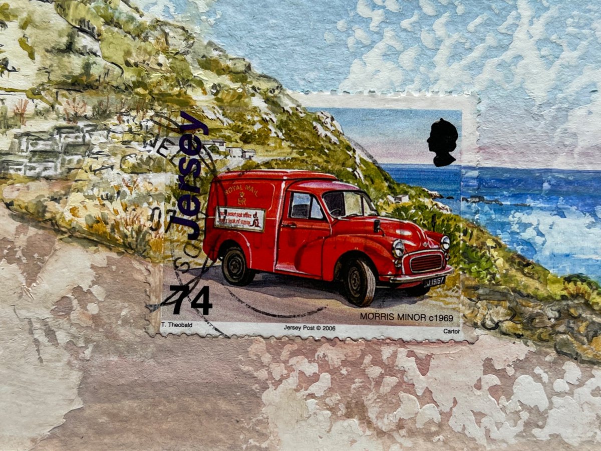 JillingsTonia's tweet photo. Morris Minor Royal Mail Postal Van on this Jersey Postage Stamp
#MorrisMinorVan #PostalVan #RoyalMail https://t.co/q8MA310hwN