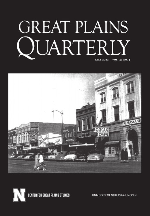 The Fall 2022 issue of Great Plains Quarterly is now available on @ProjectMUSE ! Articles on Mormon missionary work in North Dakota, Willa Cather's 'O' Pioneers', memory anchors, population sustainability in the rural Great Plains, and more! #GreatPlains muse.jhu.edu/issue/50266