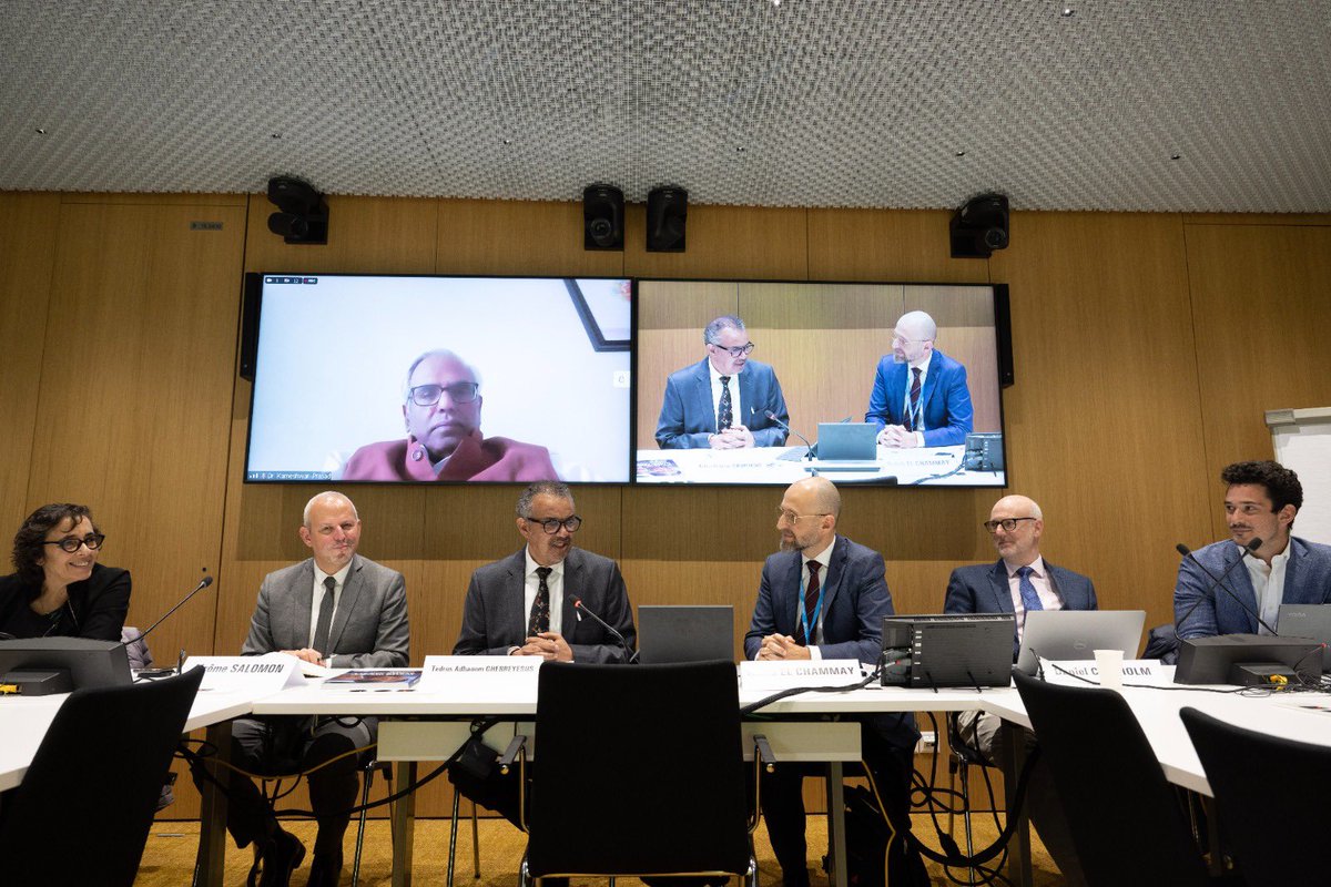 DrTedros's tweet photo. Joined the 2nd meeting of the @WHO Strategic Technical Advisory Group on #mentalhealth, brain health &amp; substance abuse. 
It was a great opportunity to thank colleagues &amp; partners for the immense contributions they make to improve health outcomes for people across these areas. https://t.co/EZOX2xMJrj