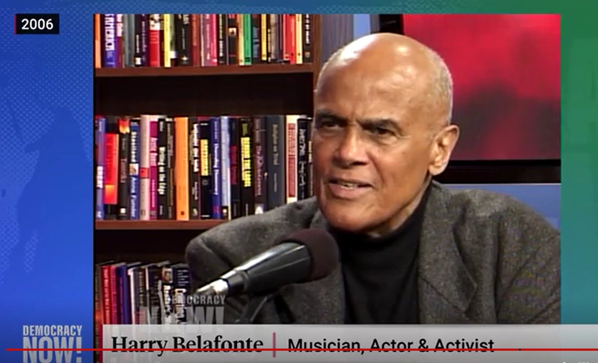 " I call President Bush a terrorist. I call those around him terrorists, as well: Condoleezza Rice, Rumsfeld, Gonzales in the Justice Department and certainly Cheney. I think all of these men and women sit at the middle of an enormous conspiracy." Harry Belafonte,  2006