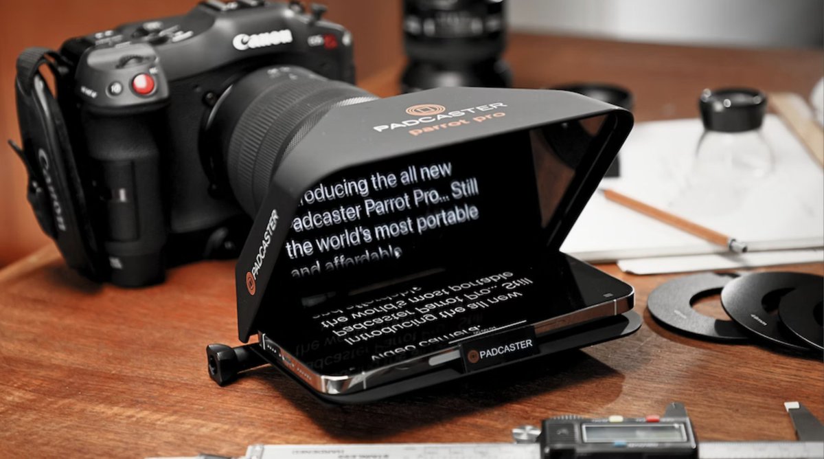 Parrot Pro Teleprompter <a href="/Padcaster/">Padcaster</a> launching May 2, 2023 <a href="/Kickstarter/">Kickstarter</a> // Hit the "Sign me up" button to SAVE 50% OFF  kickstarter.com/projects/thepa…
