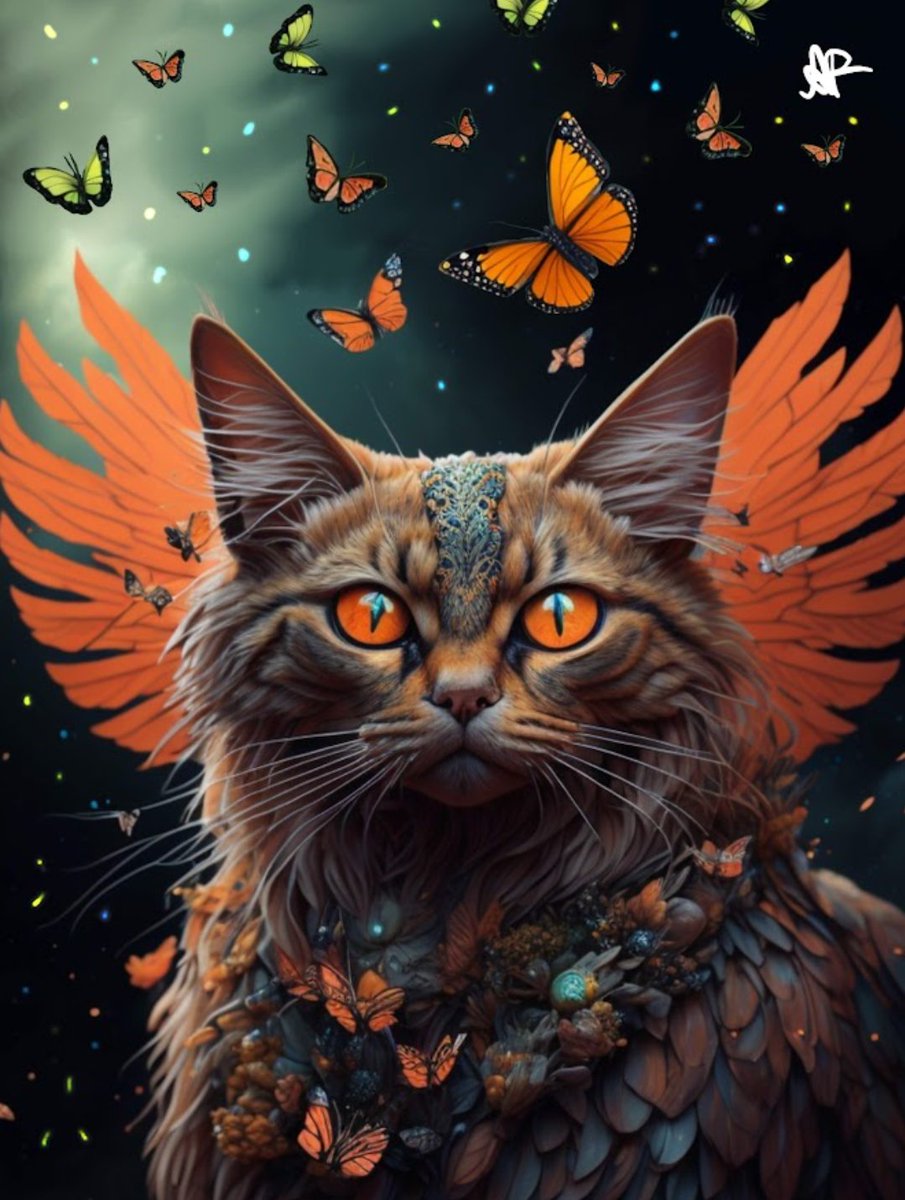 AFDESIGNANDART's tweet image. "Cats under the Starlight" - a captivating and unique NFT digital artwork featuring ten winged orange cats exploring space and time. A must-have for digital art collectors. 
opensea.io/collection/fan…
O,06 $eth
#nftcollectors #NFTCommunity #NFT #digitalart #spacecats