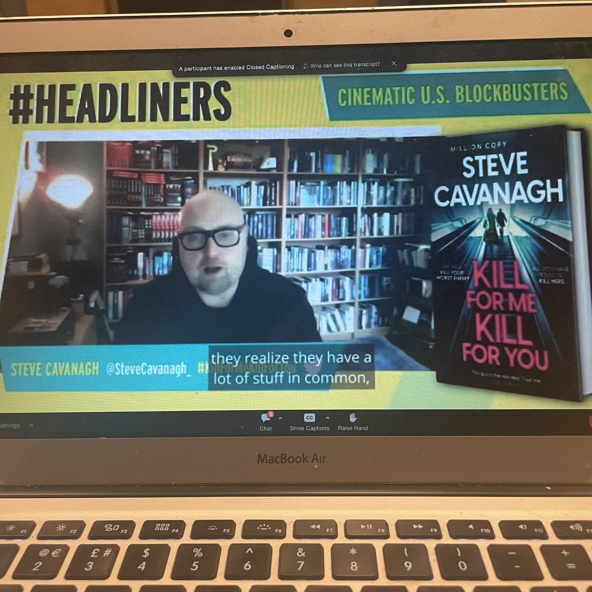 A new @SteveCavanagh_ is always a cause for celebration - can’t wait to read #KillForMeKillForYou! @headlinepg #Headliners
