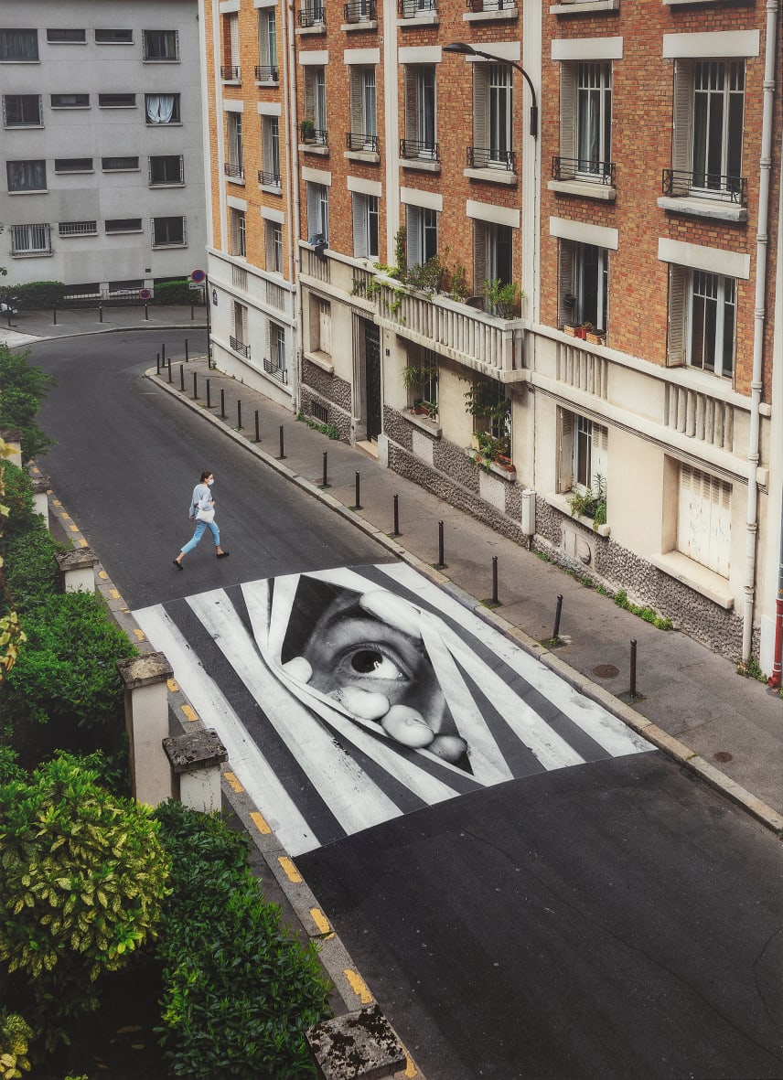 UtopiaStreetArt's tweet photo. Finding hope by JR in Paris, France 🎨 Explore more stunning street art and details in our blog – click here! 👉 https://t.co/Y1NBZtMhJX https://t.co/YsEw6paipw
