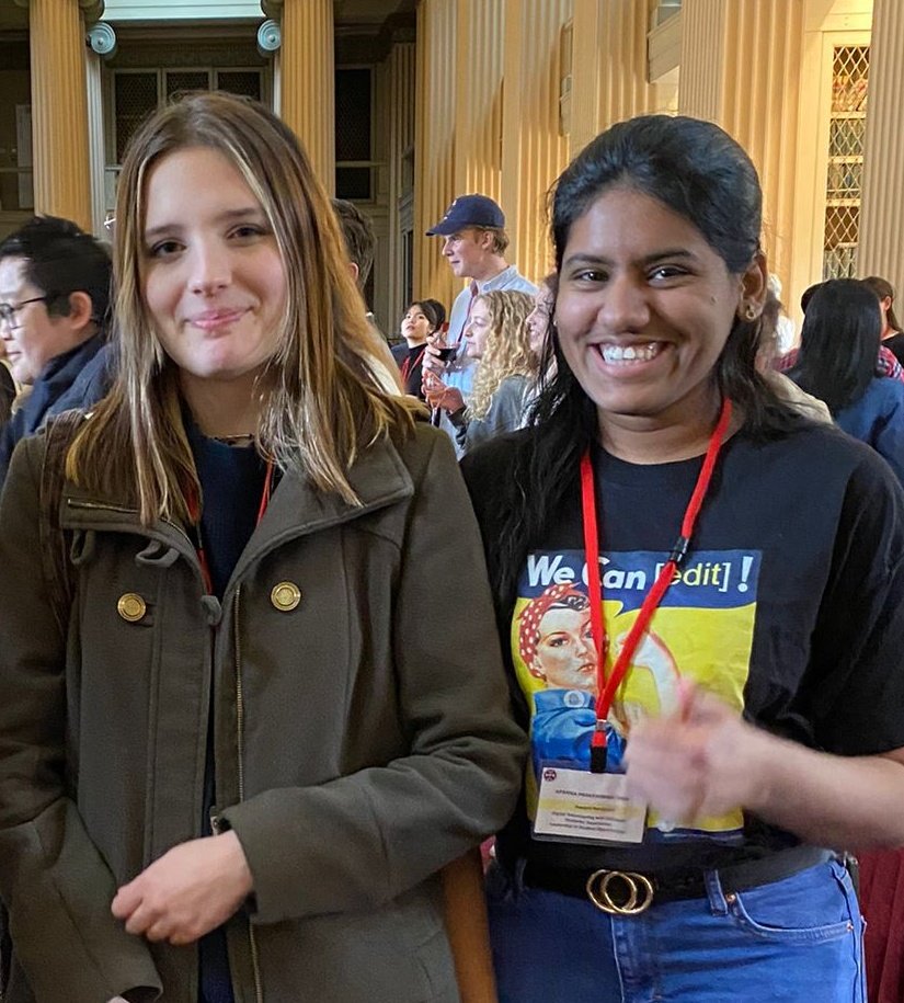emcandre's tweet photo. Super proud to see our 10 students receive their #EdinburghAward for undertaking 55-80hrs of Digital Volunteering with @Wikipedia this year
#OpenKnowledge &amp; student #KnowledgeActivism to improve the world around them on show in Old College @EdinburghUni  https://t.co/uVCpG75g8o https://t.co/3E6fs2Wd55