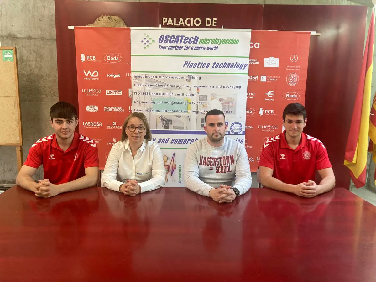 BmHuesca's tweet photo. OSCATech Huesca jugarรก este fin de semana la Final a 4๏ธโฃ del Sector Segunda Nacional.
El equipo llega a este torneo como โ๏ธ clasificado๐ช
๐ฃ "Tenemos muchas ganas de jugar la Final Four"
#VamosOSCATech #OSCATechHuesca #Balonmano #Handball #FinalFour #SectorSegundaNacional https://t.co/Vyy9vjA7Uk