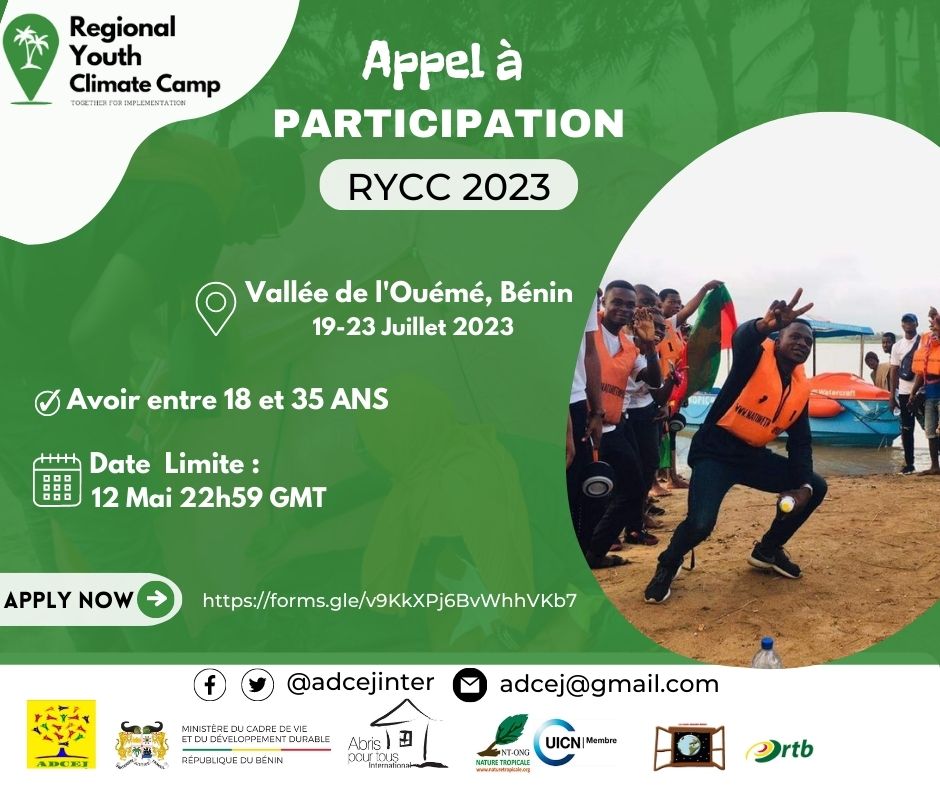 AssogbaOliver's tweet photo. Qu'attendez-vous pour postuler?
https://t.co/4h2nHgjq9y
*Dernier Délai : 12 Mai 2023*
#RYCC #RYCC2023 #CAMP #Environnement #Climat #ActNow #TogetherForImplementation #Jeunesse #Afrique #Francophone #Jeunes #Inclusion #ClimateAction #MCVDD https://t.co/9SUl5BKqkM