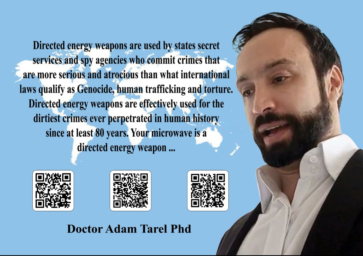 AdamTarel's tweet photo. 19 century: Tesla coil, Maxwell equations and description of the action potentials 
40s the microwave
60s the laser 
70s official patents for remote weapons 
2023 a criminal and pathetic attempt for damage control, active denial and plausible deniability called Havana syndrome. https://t.co/j6VbfmSf2h