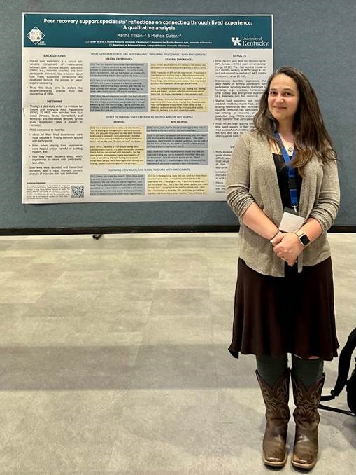 JEAP Trainee Martha Tillson recently presented the findings from her pilot study funded by the JEAP Initiative focused on stigma against Medications for Opioid Use Disorder (MOUD) at the University of Kentucky Substance Use Research Event. #research