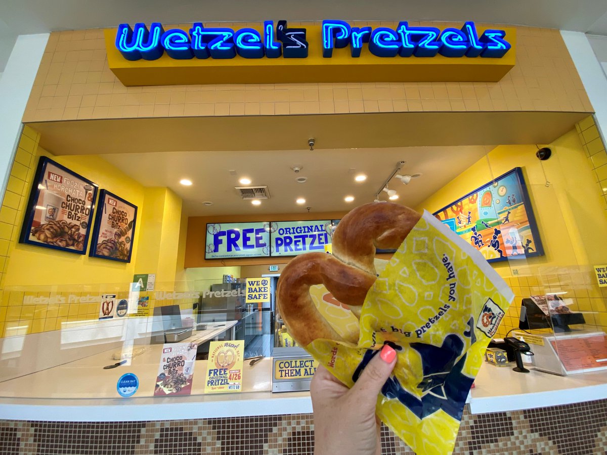 We’re going <a href="/wetzelspretzels/">Wetzel's Pretzels</a> crazy for #NationalPretzelDay + #NationalWetzelDay! 🥨

Get your FREE OG pretzel today only from 3-7pm!* No purchase necessary. 🥨

#WetzGo! *Level 3 location only.