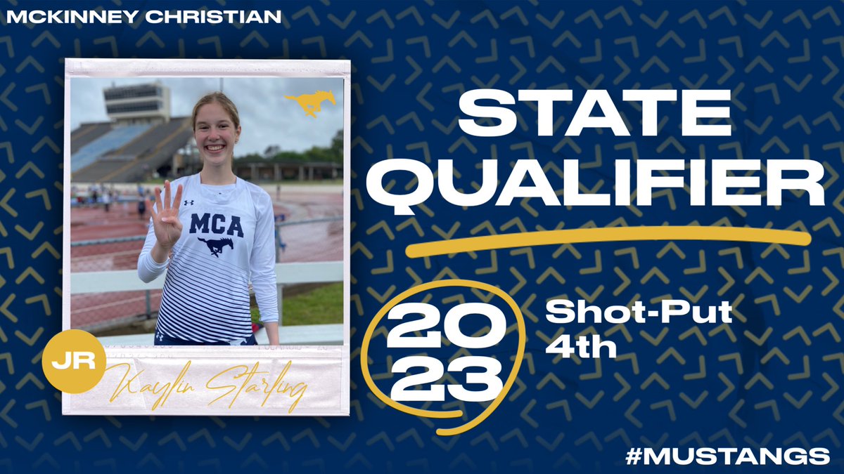 TylerBBlue's tweet photo. Despite a lightning delay and constant rain, @kaylinstarling is headed back to state in the Shot-Put.
@MCAstampede @TappsTrack 
#MCA #FaithFirst #trackandfield #regionals #statebound https://t.co/GMVTNOuO14
