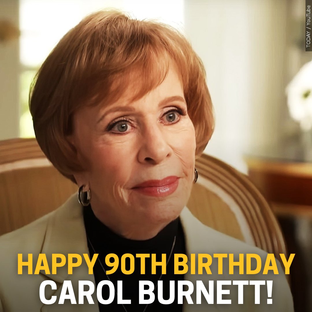 FOX19 NOW on X: "Happy 90th birthday to the one and only, Carol Burnett! https://t.co/6jrFilvwrP" / X