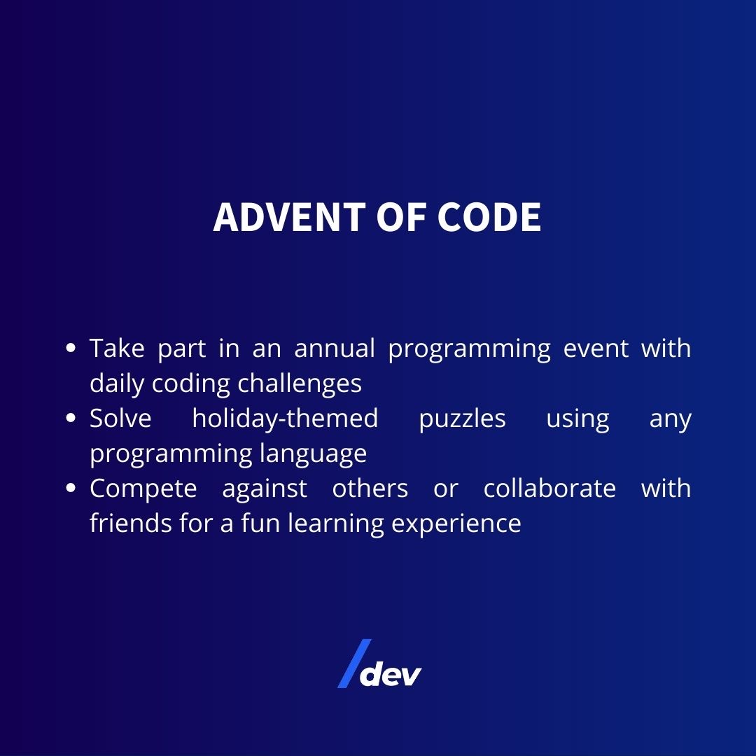 slashdev_io's tweet image. Swipe through our carousel to explore these fun programming challenges that will sharpen your skills and fuel your passion for coding! 🚀

#ProgrammingChallenges #CodingPractice #ProjectEuler #LeetCode #AdventOfCode #Codewars #HackerRank #tweets