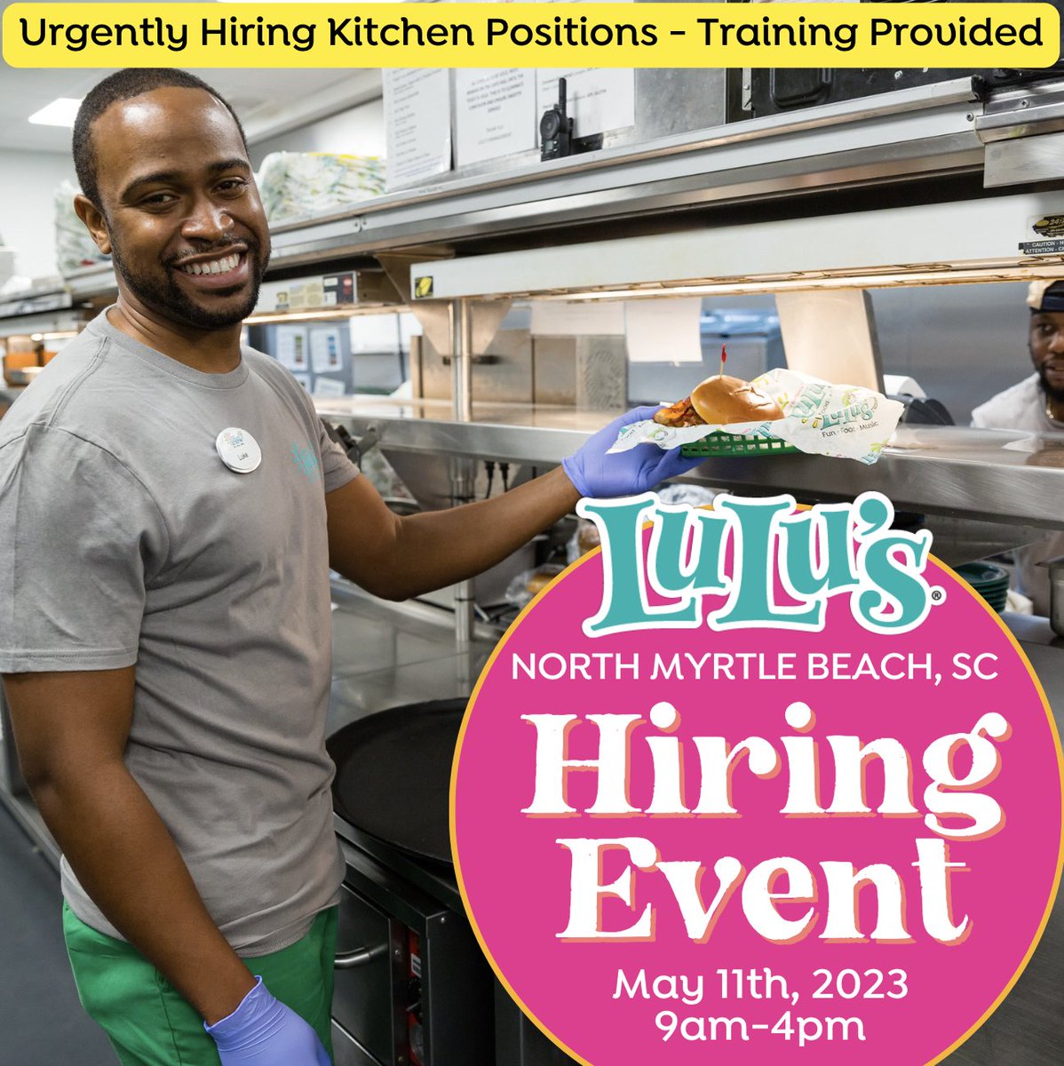 Looking for a fun summer job with great views and great people? 🙋‍♀️🙋‍♀️ Make sure you sign up for our Hiring Event on May 11th! 🌴☀️💚