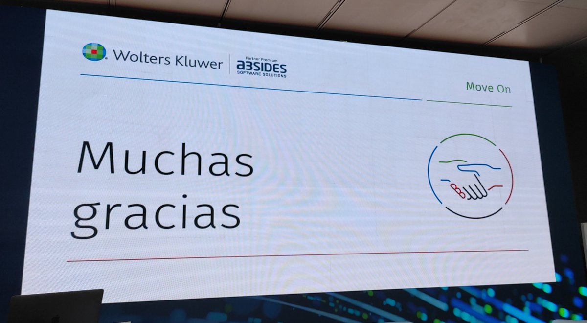 WKa3Software's tweet photo. Termina #MoveOnWK Valencia 👏👏 Gracias a asistentes, ponentes y colaboradores por hacerlo posible. @camara_valencia @apafcv @aecta @cograsova @valenciactiva_ https://t.co/RYSnCWHPNP