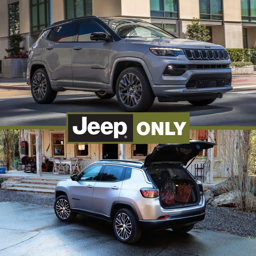 Drive home a new 2023 #Jeep Compass today! Visit the link below to view our inventory.

bit.ly/3D64wqj

#jeepcompass #jeeplife #jeeponly