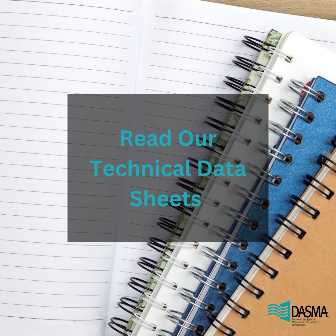 DASMAAssoc's tweet photo. Learn more about door and access systems by reading our Technical Data Sheets on our website. It's never too late to take the proper precautions when it comes to your home or business.

Read more here: https://t.co/WWC5foiPkb https://t.co/pjb4MmJjN4