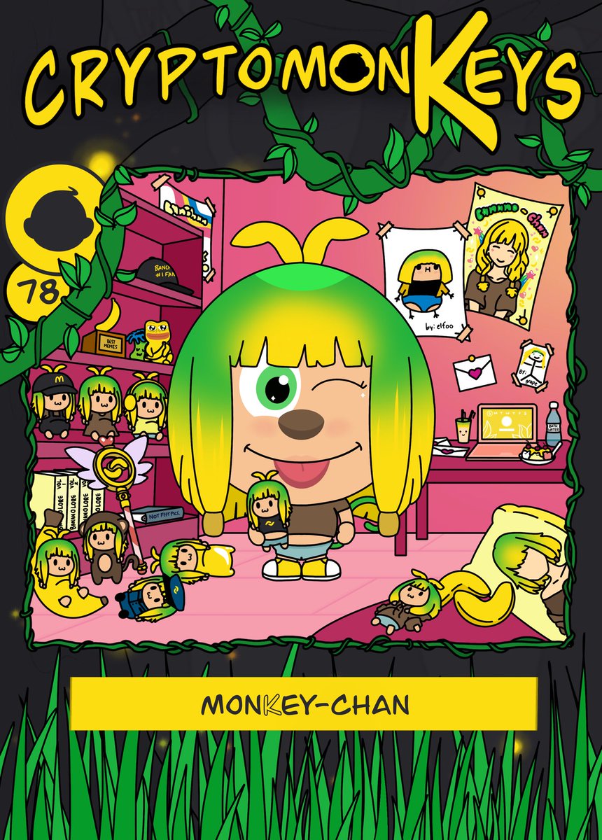SoggyApplePie's tweet photo. Name a more iconic cryptomonKey I’ll wait https://t.co/NYTNMw24g5