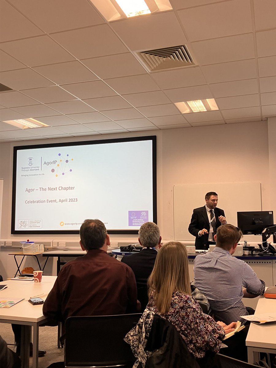 naomisjoyce's tweet photo. Been great to celebrate the successes this evening and look to the future for @AgorIP_swan with @RAEng_Hub @WG_innovation @M_SParc @ATiCUWTSD @ARCHProg and many more. Super achievement for Prof Gareth Davies and team 🥳 @iLab_Swansea https://t.co/7YzyOh5g93