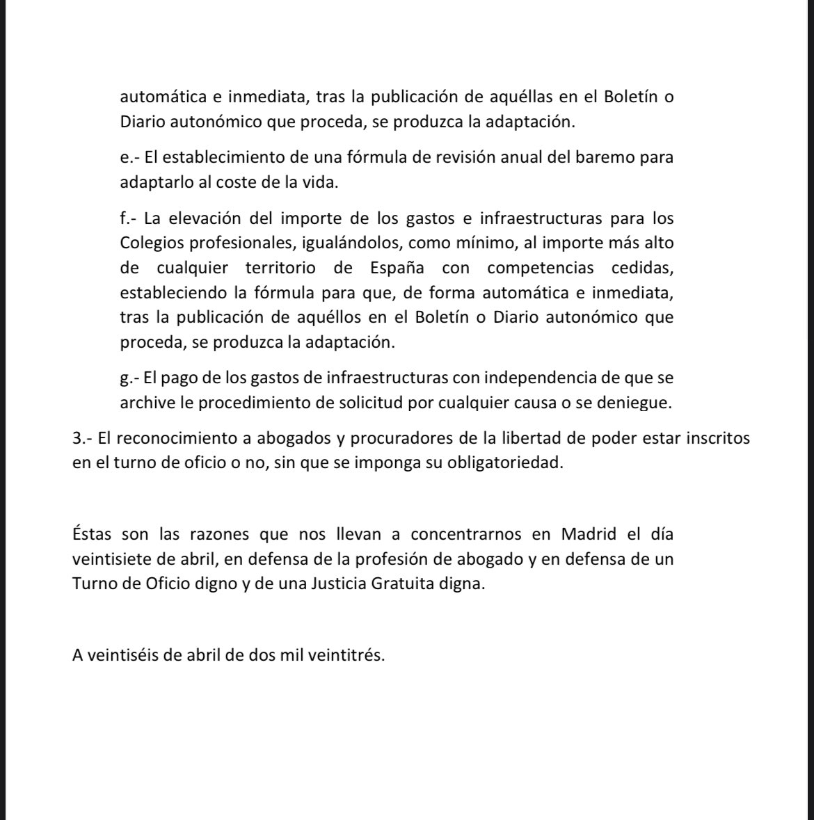 ICAMURoficial's tweet photo. 🪧 Manifiesto conjunto de los tres Colegios de la Región de Murcia en favor de la dignidad y respeto de la profesión de Abogado y del Turno de Oficio.
¡Mañana estaremos en Madrid!
#DignidadTurnodeoficio https://t.co/GZpMGKdUBO