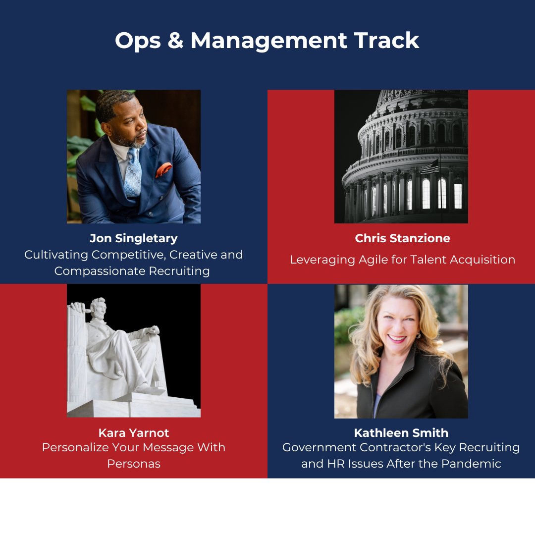 Check out the recruitDC 2023 Conference Agenda at recruitdc.org/2023
It's only 3 weeks away!