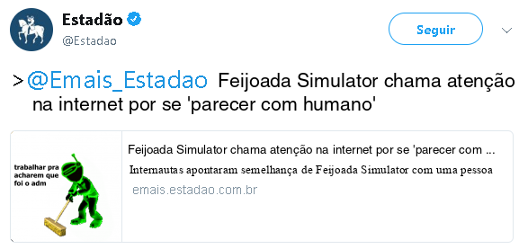 Feijoada Simulator on X:  / X