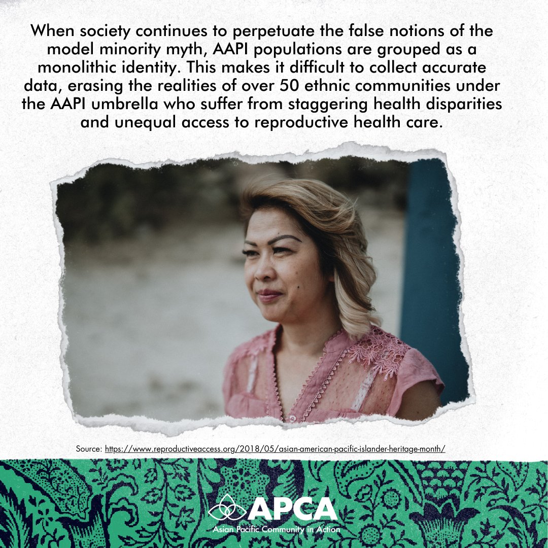 Source: reproductiveaccess.org/2018/05/asian-…

#asianpacficiccommunityinaction #apcaaz #communityhealthadvocates #communityhealth #communityhealthcare #asianpacificamerican #reproductivejustice #reproductivejusticeforall #reproductivefreedom #bansoffourbodies