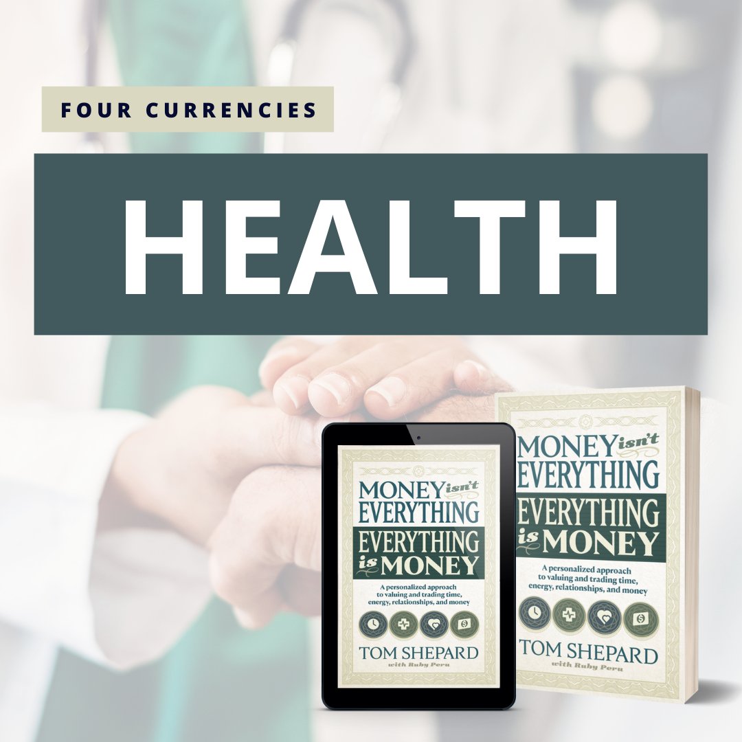 currency_camp's tweet photo. Energy is the unit we use to quantify health. Any type of currency measured in units of energy falls under health.
Learn more about the value of health in “Money Isn’t Everything, Everything is Money,” available now on Amazon!
#currencycamp #moneyisnteverything #tomshepard https://t.co/9HQaJTNM7m