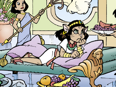 MalteserRefs's tweet photo. Comic panels of Amneris from the Donald Duck comic "Revenge of the Pharaoh".
Album https://t.co/Ma6rQWit7H https://t.co/s02Ele6nnV